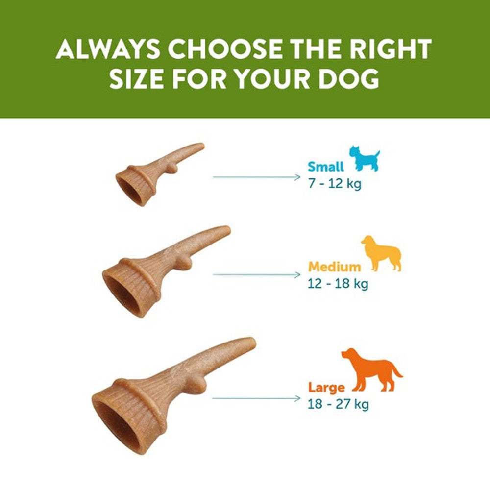 Whimzees Antler Large Treat Pack 6 pack