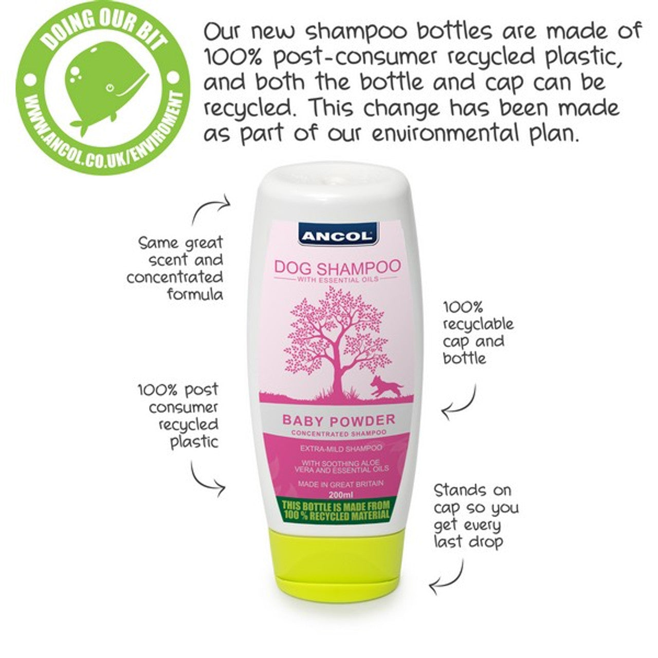 Ancol New Baby Dog Shampoo 200ml