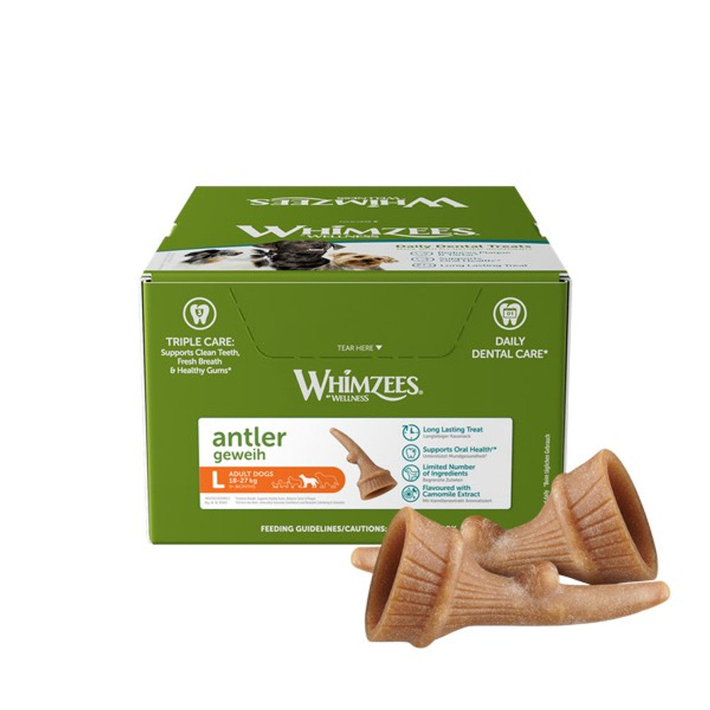 Whimzees Antler Large Box Case of 22