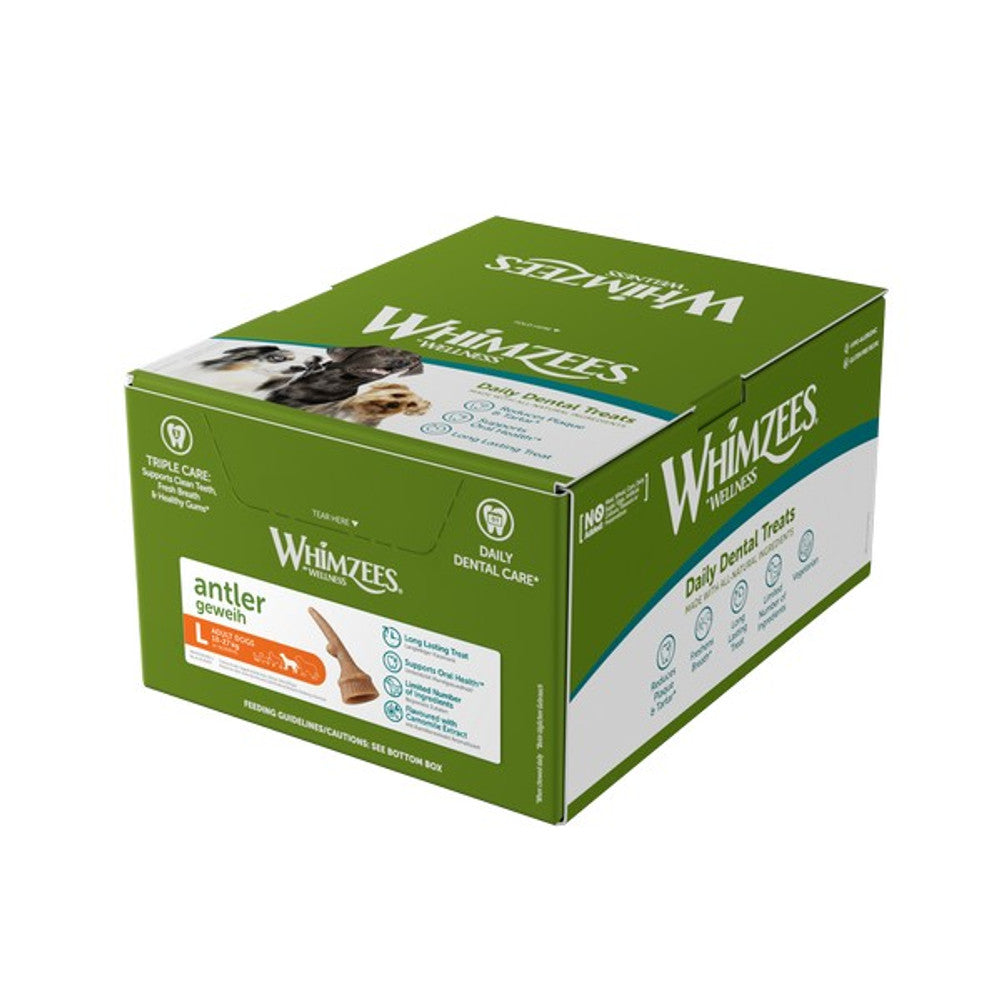 Whimzees Antler Large Box Case of 22