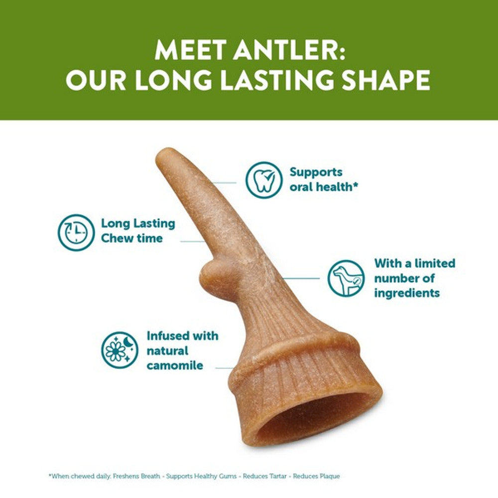 Whimzees Antler Large Treat Pack 6 pack
