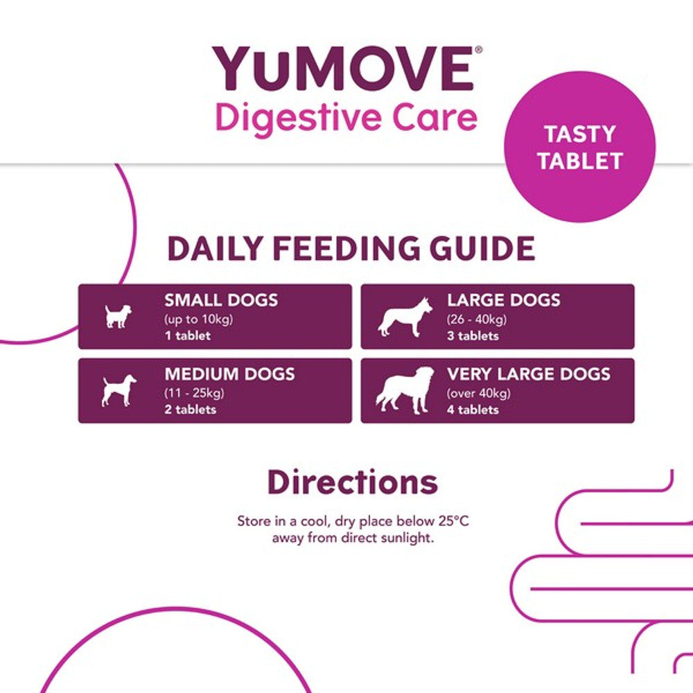 YuMOVE Digestive Care for All Dogs | 120 pack